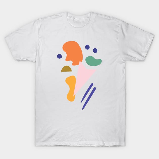 Abstract palette T-Shirt by Elizabeth Olwen